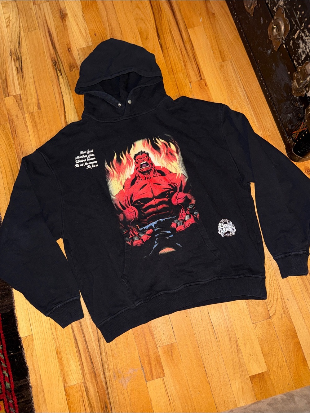 RARE Darc Sport x Marvel Red Hulk Pierce Hoodie sweater
